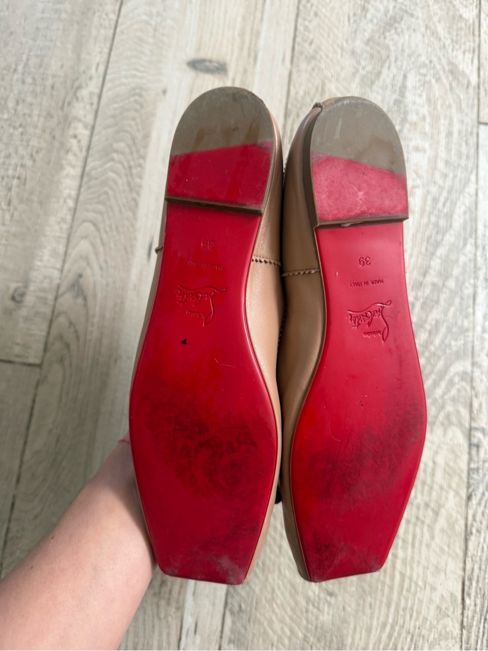 Christian Louboutin Mamadrague leather ballet flats - Picture 7 of 7